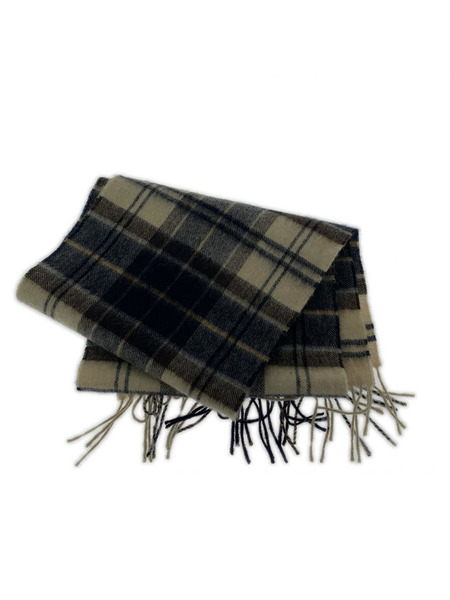 Barbour ソノ他 カシミヤ混 チェックマフラー