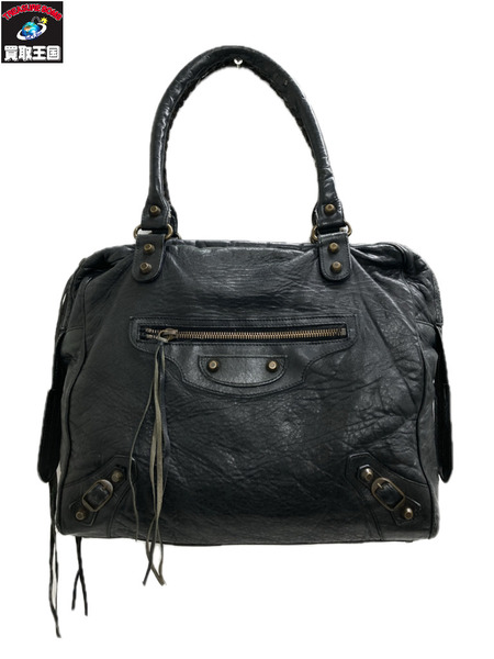 BALENCIAGA  シティ レザー/ブラック