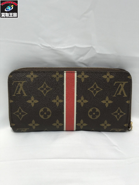 LOUIS VUITTO M60017 旧型ジッピーウォレット ラウンドファスナー 長財布 モノグラム イニシャル ライン入り モノグラム LV ルイヴィトン