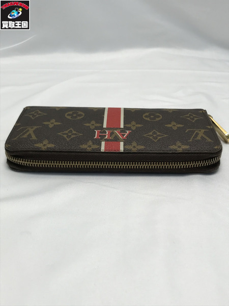 LOUIS VUITTO M60017 旧型ジッピーウォレット ラウンドファスナー 長財布 モノグラム イニシャル ライン入り モノグラム LV ルイヴィトン