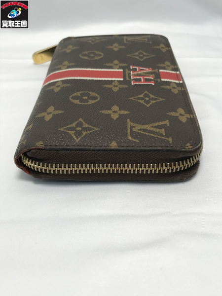 LOUIS VUITTO M60017 旧型ジッピーウォレット ラウンドファスナー 長財布 モノグラム イニシャル ライン入り モノグラム LV ルイヴィトン