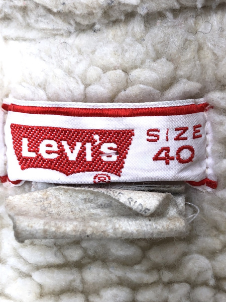 Levi's リーバイス 70s USA製 70605-1529 ボアコーデュロイジャケット 40 ブラウン[値下]
