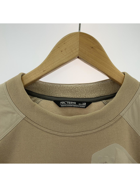 ARC'TERYX KONSEAL CREW コンシールクルーネック L ベージュ X000008454