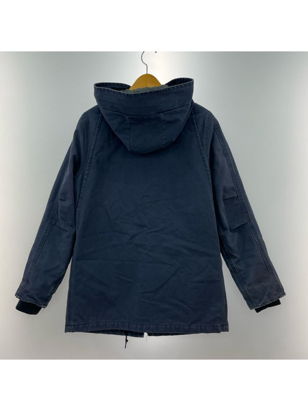 HYSTERIC GLAMOUR オールド ダック地 マウンテンパーカー F 紺