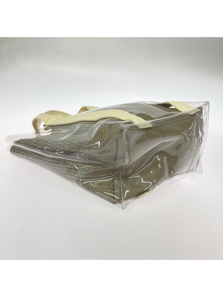 トートバッグ pionunnal PVC モアナミニ グレー