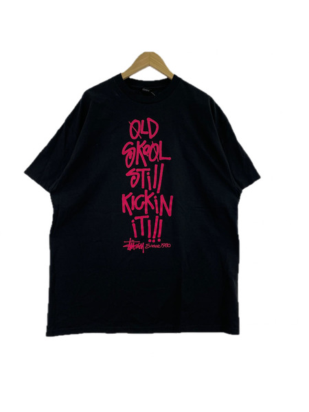 STUSSY STILL KICKIN Tシャツ ブラック[値下]