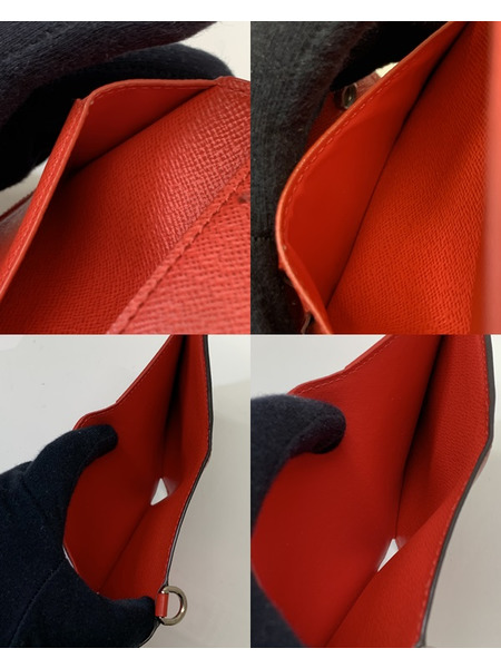 LV×Supreme チェーンウォレット RED M67755 開封品 ルイ ヴィトン LOUIS VUITTON シュプリーム エピ 財布 コンパクトウォレット [値下]