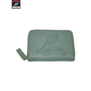 agnes b. ロゴエンボスコインケース ミント コインケース