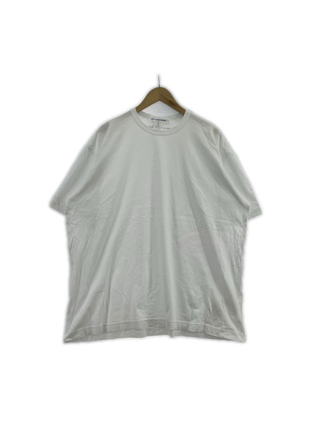 COMME des GARCONS SHIRT コットンジャージクルーネックS/Sロゴカットソー(XL)