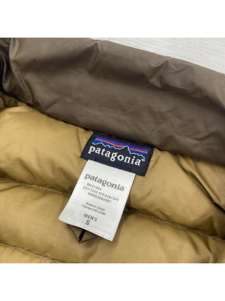 patagonia ダウンジャケット ダウンジャケット S 茶