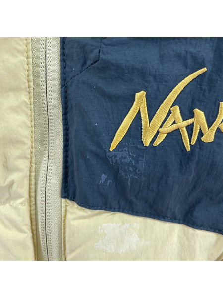 NANGA ダウンベスト MAZENO RIDGE VEST 黄 (M)[値下]