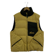 NANGA ダウンベスト MAZENO RIDGE VEST 黄 (M)[値下]