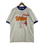 STUSSY　00s United Tシャツ　ホワイト　L