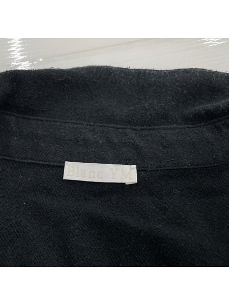 Blanc YM 長袖シャツ Skipper Shirt M ブラック