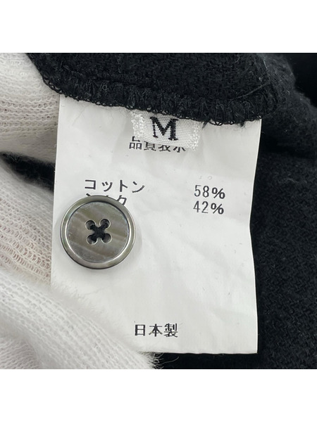 Blanc YM 長袖シャツ Skipper Shirt M ブラック