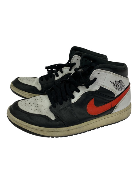 NIKE AIR JORDAN 1 MID BLACK CHILE RED WHITE 27.5㎝｜商品番号