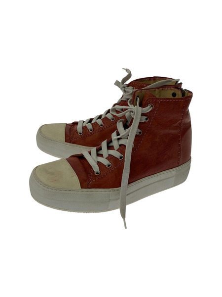 incarnation HORSE LEATHER HI CUT SNEAKER LINED 40