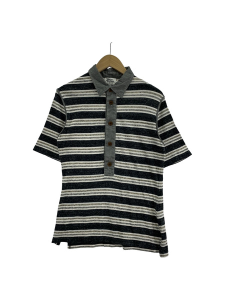 Supreme ゴンズ ポロシャツ L SS】MEN DOT MESH COOL ワイドスプレッドカラー 半袖ポロシャツ