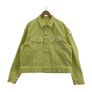 URU 24SS ダメージ DENIM JACKET 黄 (2)