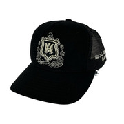 AMIRI 25AW MA CREST TRUCKER HAT メッシュキャップ 黒 AMHATR1037