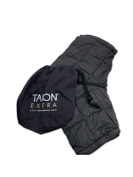 ジャケット TAION EXTRA クルーネックインナーダウンセット 黒 (M)