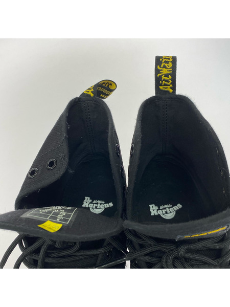 Dr.Martens スニーカー 8ホール キャンバス ハイカット 黒 (EU39)
