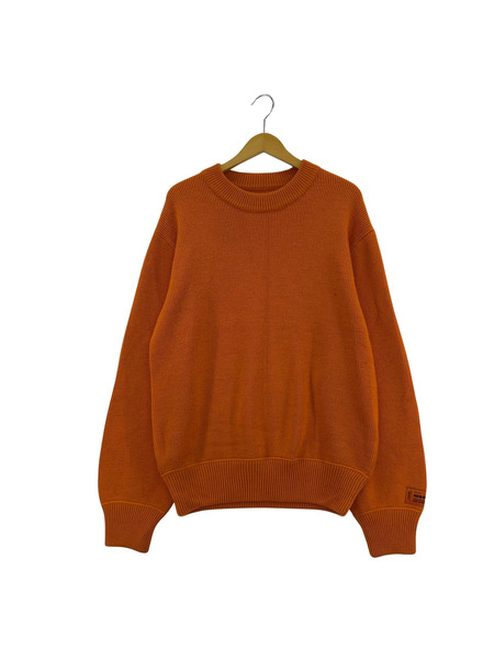 HERON PRESTON プリント ニット オレンジ (S)