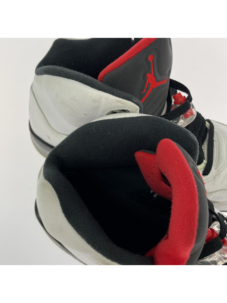 NIKE スニーカー AIR JORDAN 5 RETRO WHITE CET136027-104 29cm
