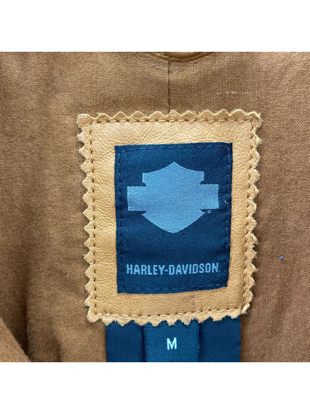 Harley-Davidson ライダース Vintage Hooded Leather Jacket[値下]