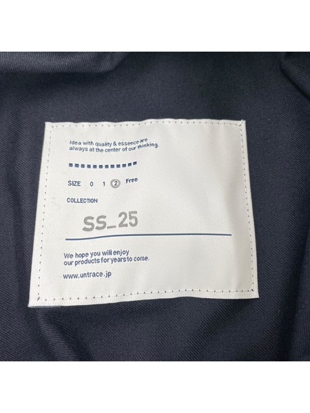 パンツ UNTRACE 25SS TPOテーパードパンツ NVY 2