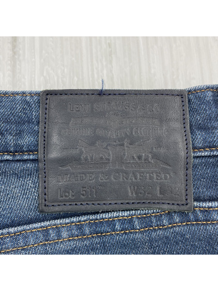 Levi's デニム・ジーンズ 511 Made & Crafted スリムジーンズ インディゴ W32