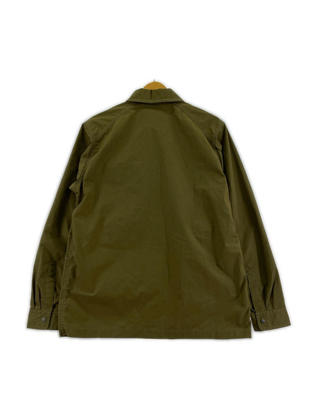 and wander 長袖シャツ Kevlar jacket カーキ (2)