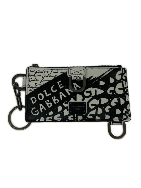 DOLCE&GABBANA ソノ他 ロゴグラフィティ カード コインケース