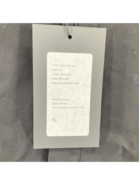 th　Oversized Band collar Shiｒｔ　48　2101-SH15-M103