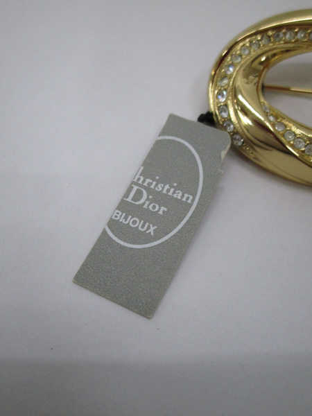 Christian Dior ディオール ヴィンテージ ラインストーン ブローチ