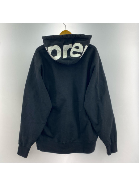 Supreme パーカー Contrast Hooded Sweatshirt 黒 (L)