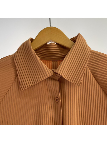ISSEY MIYAKE me ワンピース　オレンジ