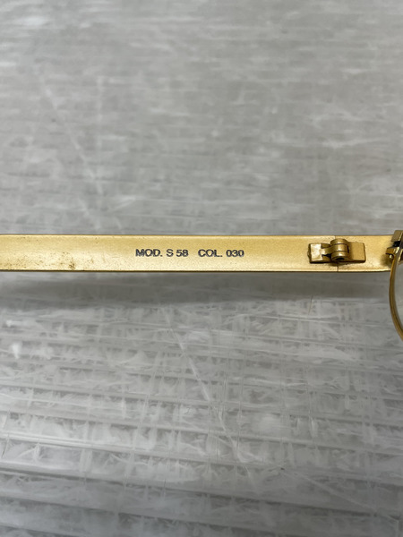 GIANNI VERSACE MOD.S 58 メガネフレーム ゴールド