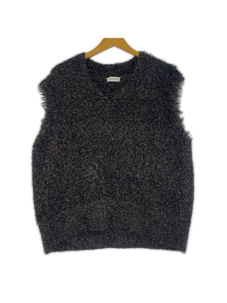 ニット・セーター Gypsohila Glitter Knit Vest 黒