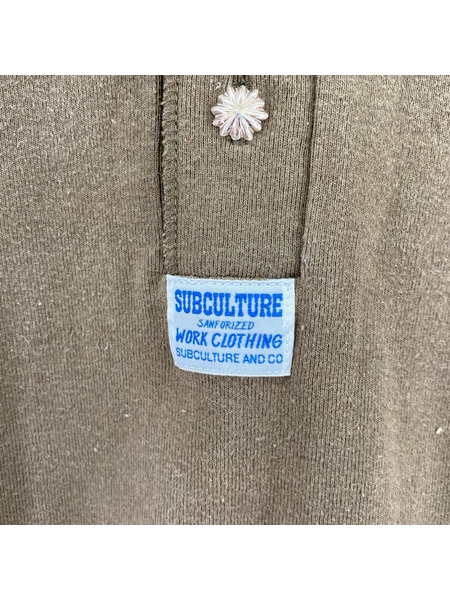 半袖Tシャツ・カットソー subculture/ヘンリーネックカットソー/サイズ3
