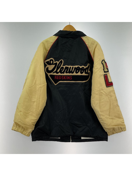 HOUSTON glenwood redskins ワッペン ナイロンジャケット