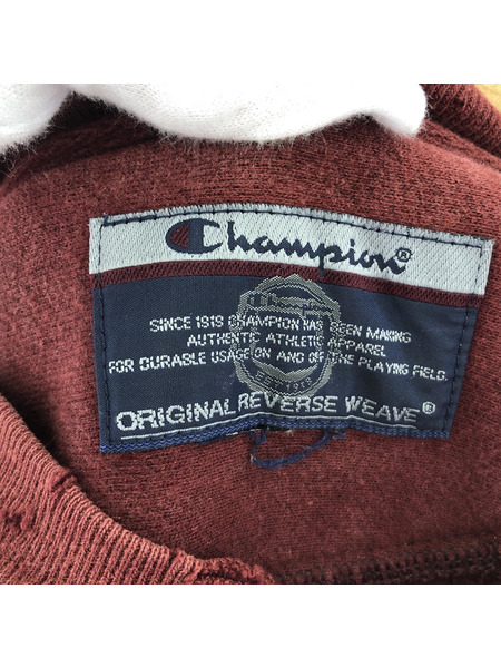 Champion スウェット・トレーナー 00s ORIGINAL REVERSE WEAVE ワッペンスェット[値下]