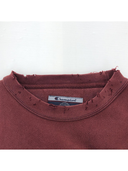 Champion スウェット・トレーナー 00s ORIGINAL REVERSE WEAVE ワッペンスェット[値下]
