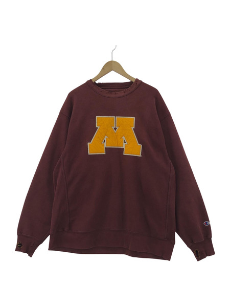 Champion スウェット・トレーナー 00s ORIGINAL REVERSE WEAVE ワッペンスェット[値下]