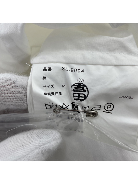 noir kei ninomiya 23AW サスペンダーシャツ M ホワイト AD2023/3L-B004