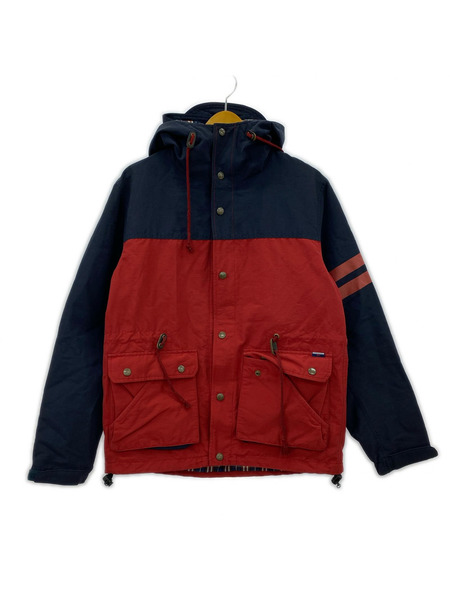 GOODENOUGH IVY 2トーン マウンテンパーカー 紺×赤