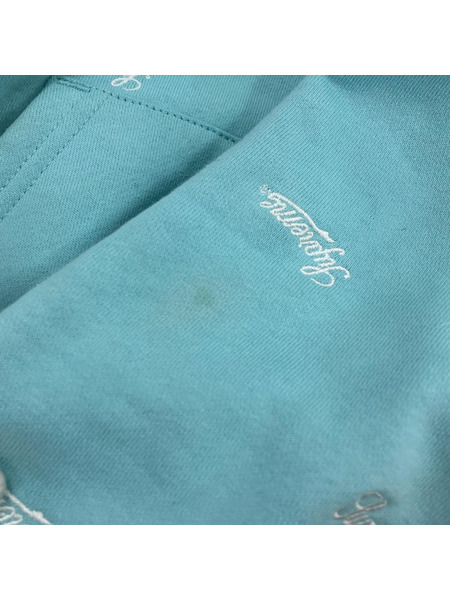 Supreme 25AW Repeat Script Zip Up Hooded ジップフーディ L ブルー