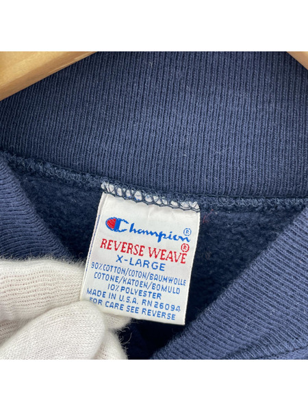 Champion ブルゾン・ジャンパー 90s リバースウィーブ スタジャン 紺 XL[値下]