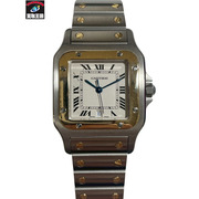 カルティエ/サントスカルベ/W20011C4/電池交換・仕上げ メンズQZ