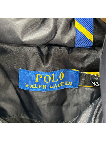 POLO RALPH LAUREN ダウンジャケット 2wayダウンジャケット ポニー刺繍 XL 黒